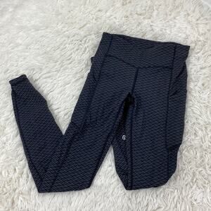 Lululemon Speed Up Tight 28" Score Jacquard Black Luna